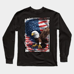 independent day American flag Long Sleeve T-Shirt